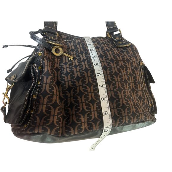 Fossil Signature Monogram Handbag w/Key Hang Tag - Picture 7 of 9
